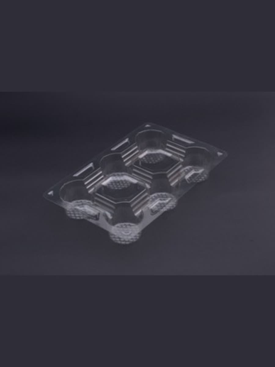 Six compartment food packaging tray 3