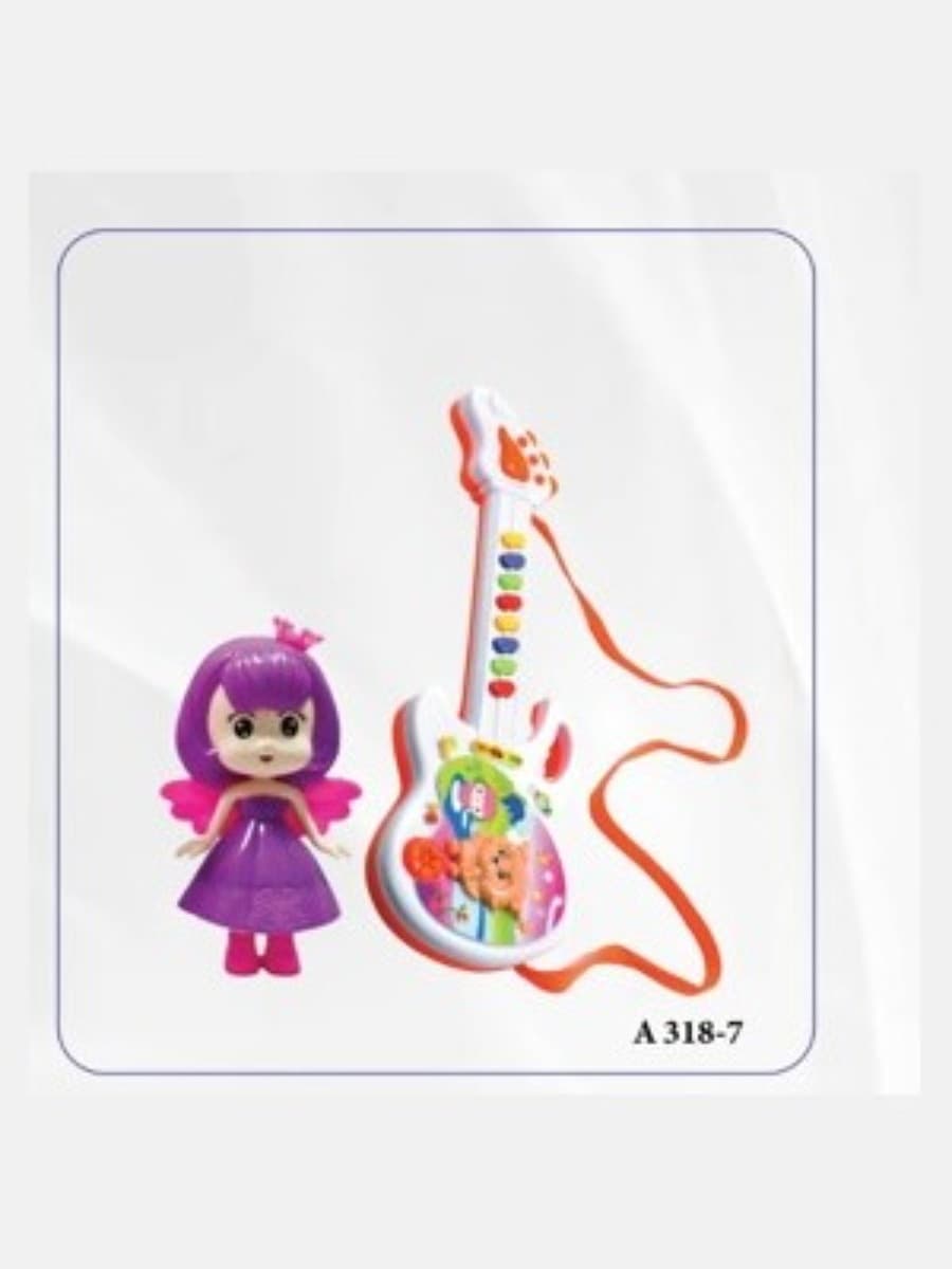 Small Poly Guitar & Doll