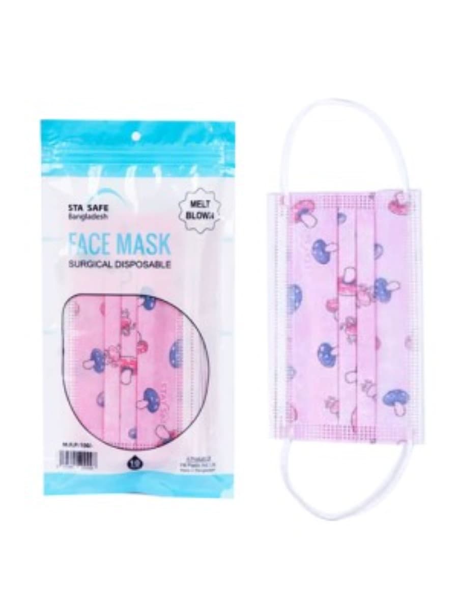 Surgical Face Mashroom Printed Mask