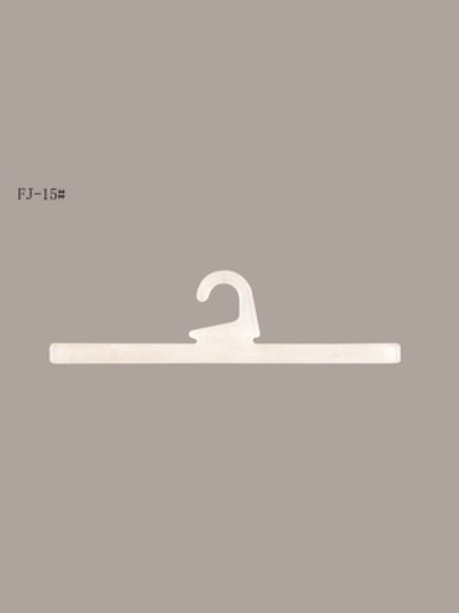 white plastic poly bag hanger