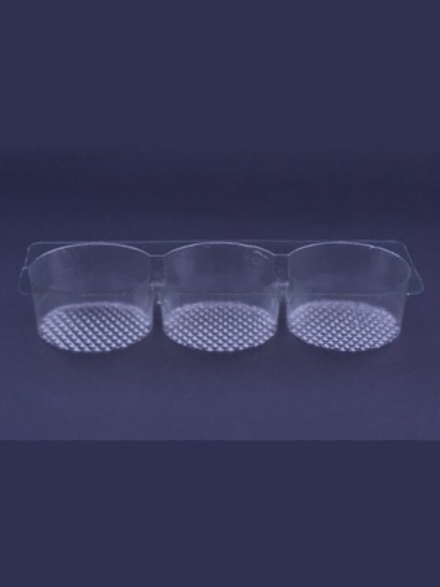 transparent plastic blister tray