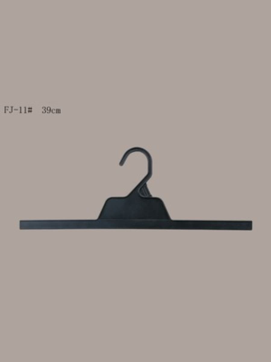 black plastic garment hanger 36cm