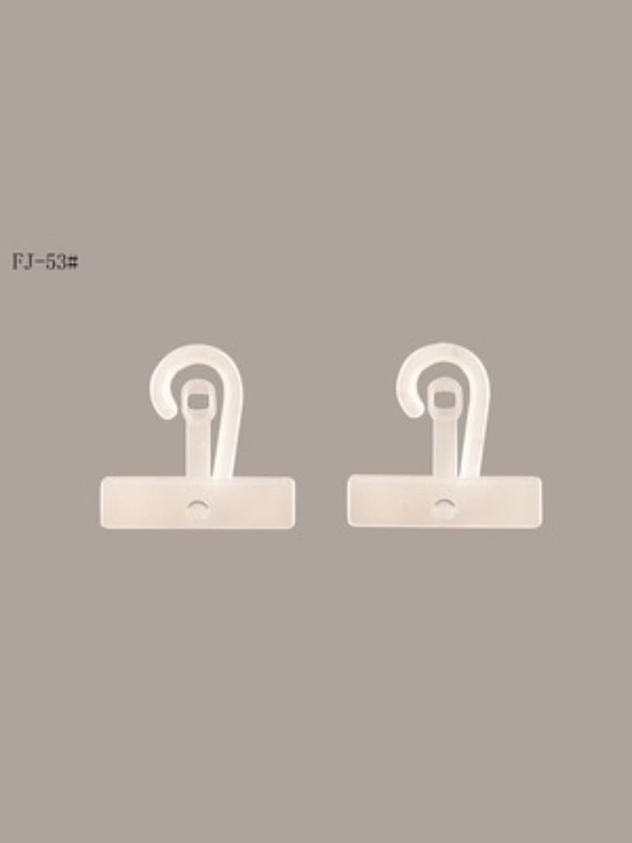 transparent plastic button hanger hooks