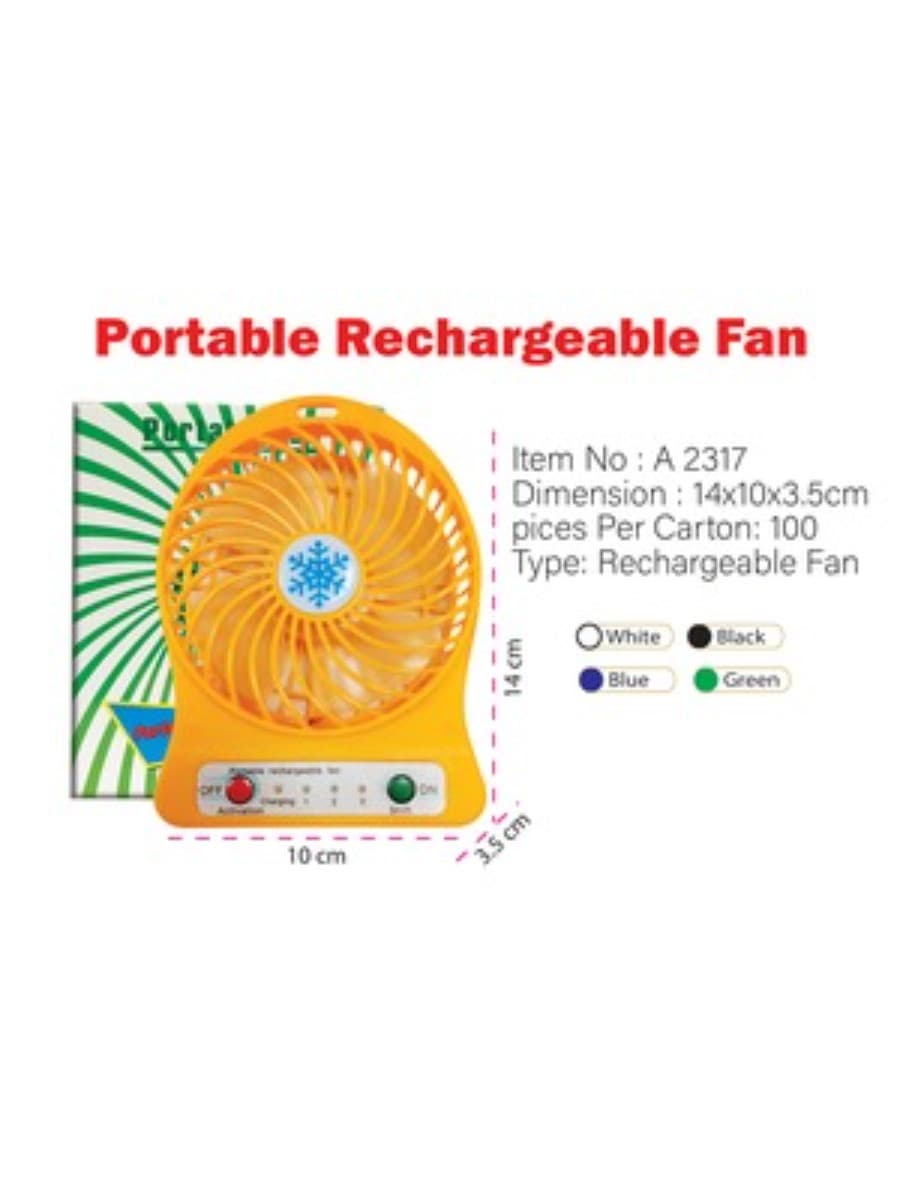 Portable Rechargeable Fan